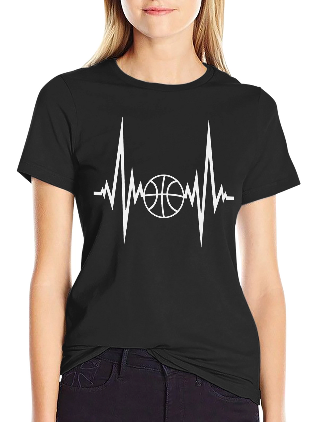 Basketball Heartbeat T-Shirt