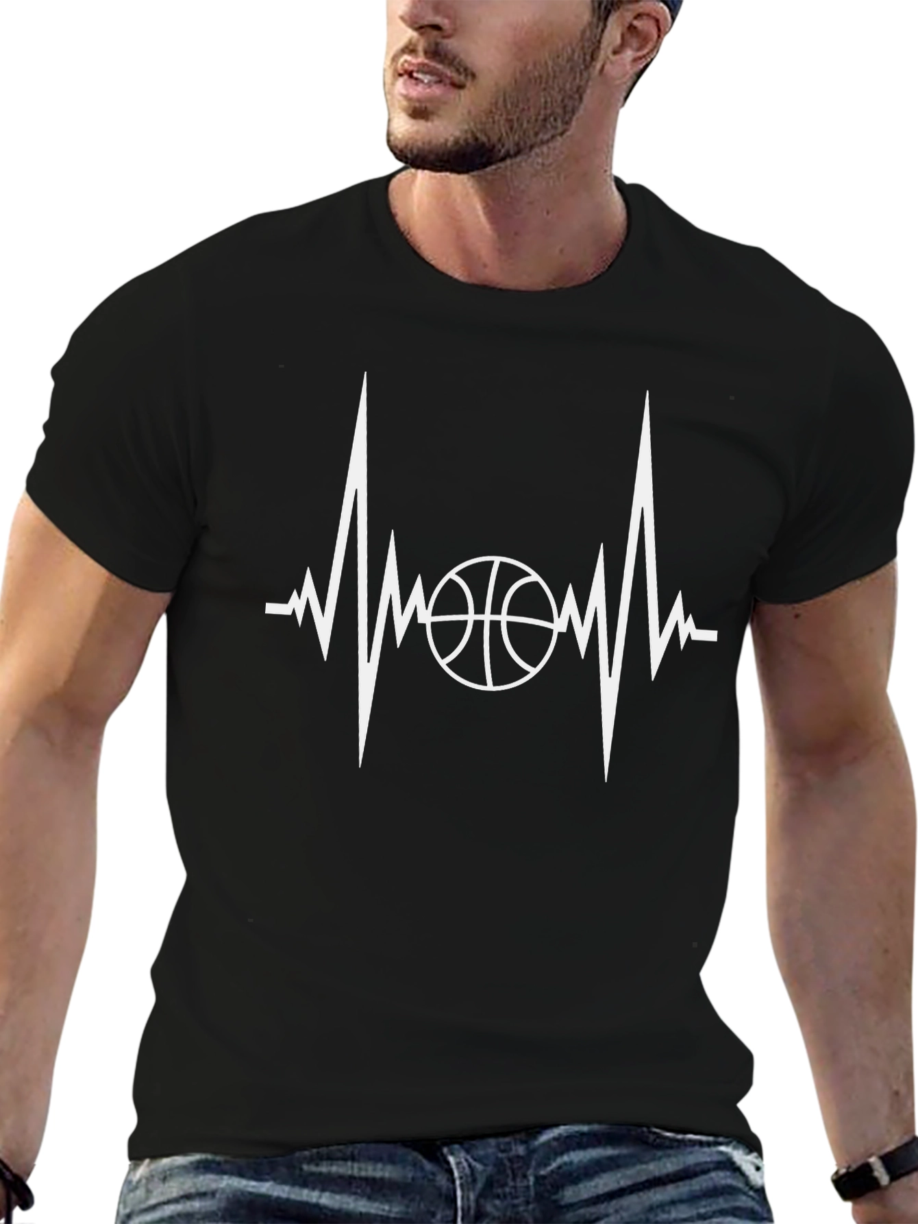 Basketball Heartbeat T-Shirt