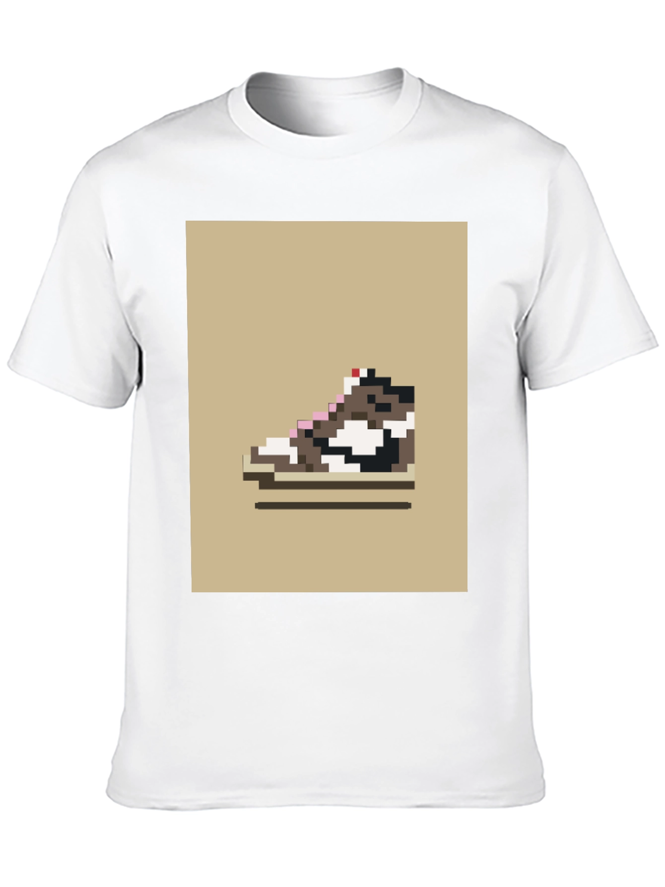 Pixel Sneaker Graphic Tee - Retro Style