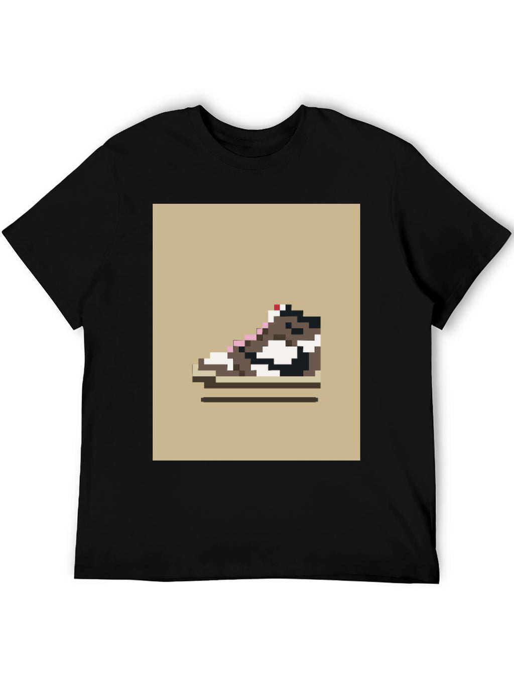 Pixel Sneaker Graphic Tee - Retro Style