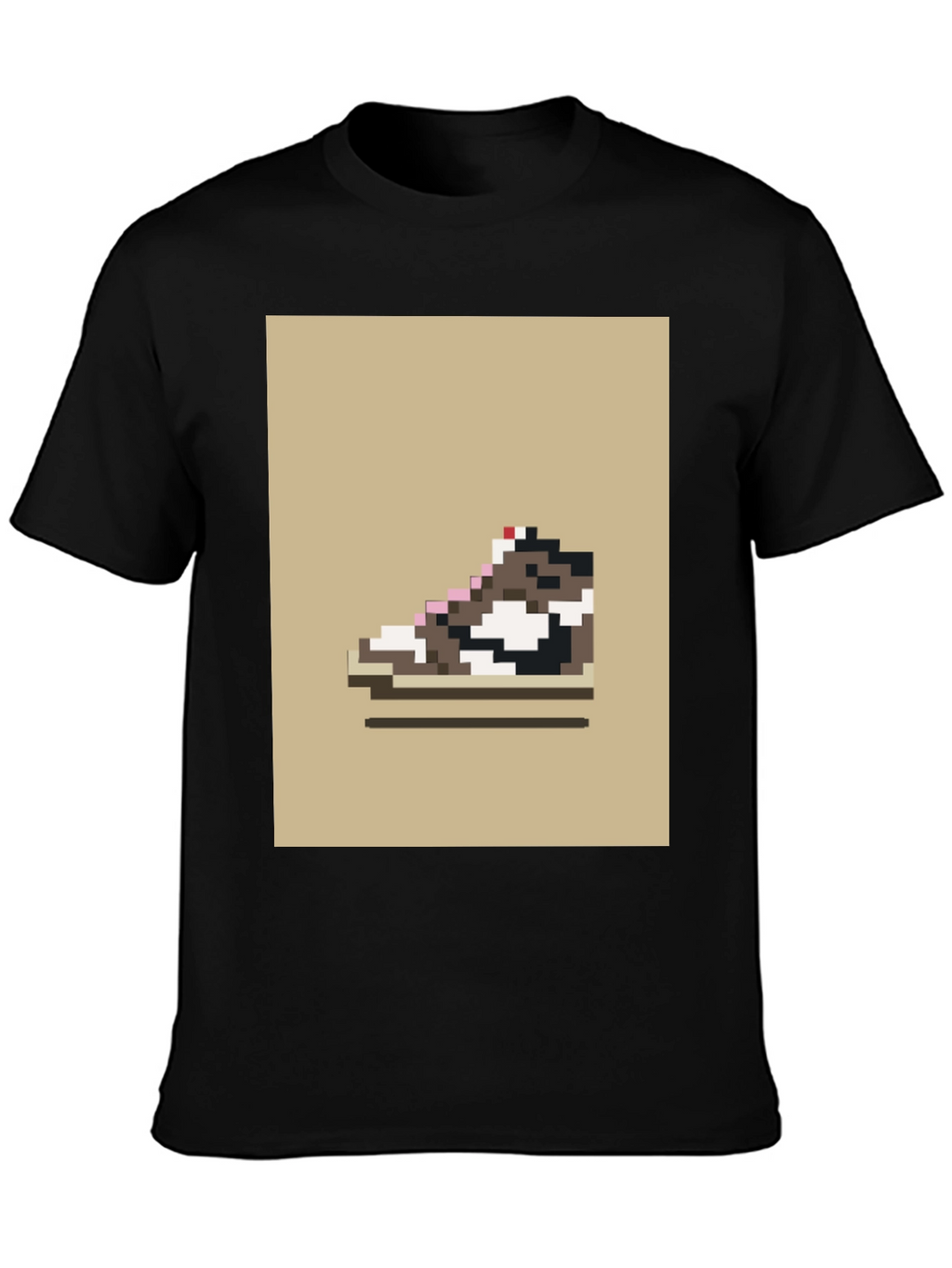 Pixel Sneaker Graphic Tee - Retro Style