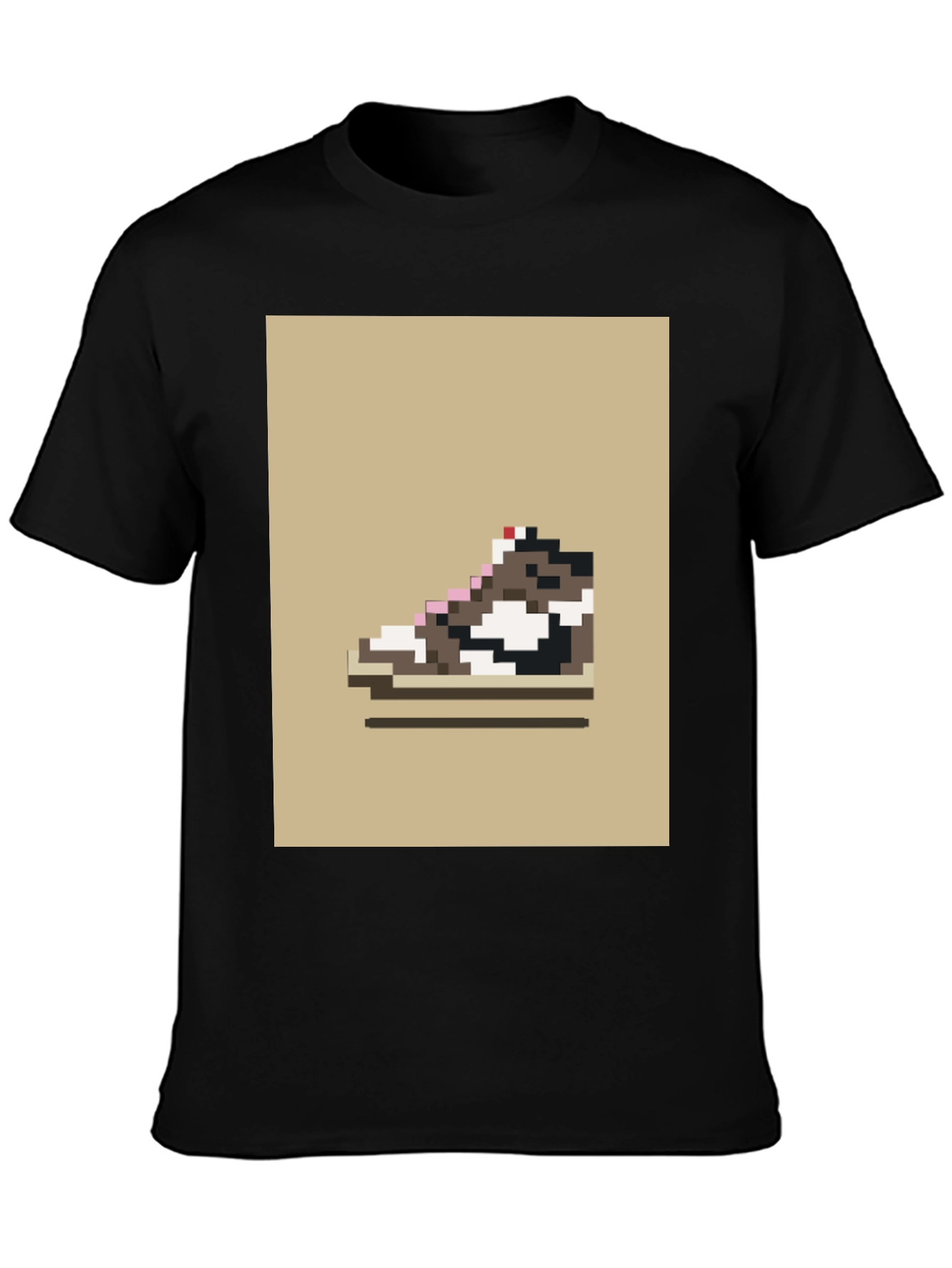 Pixel Sneaker Graphic Tee - Retro Style