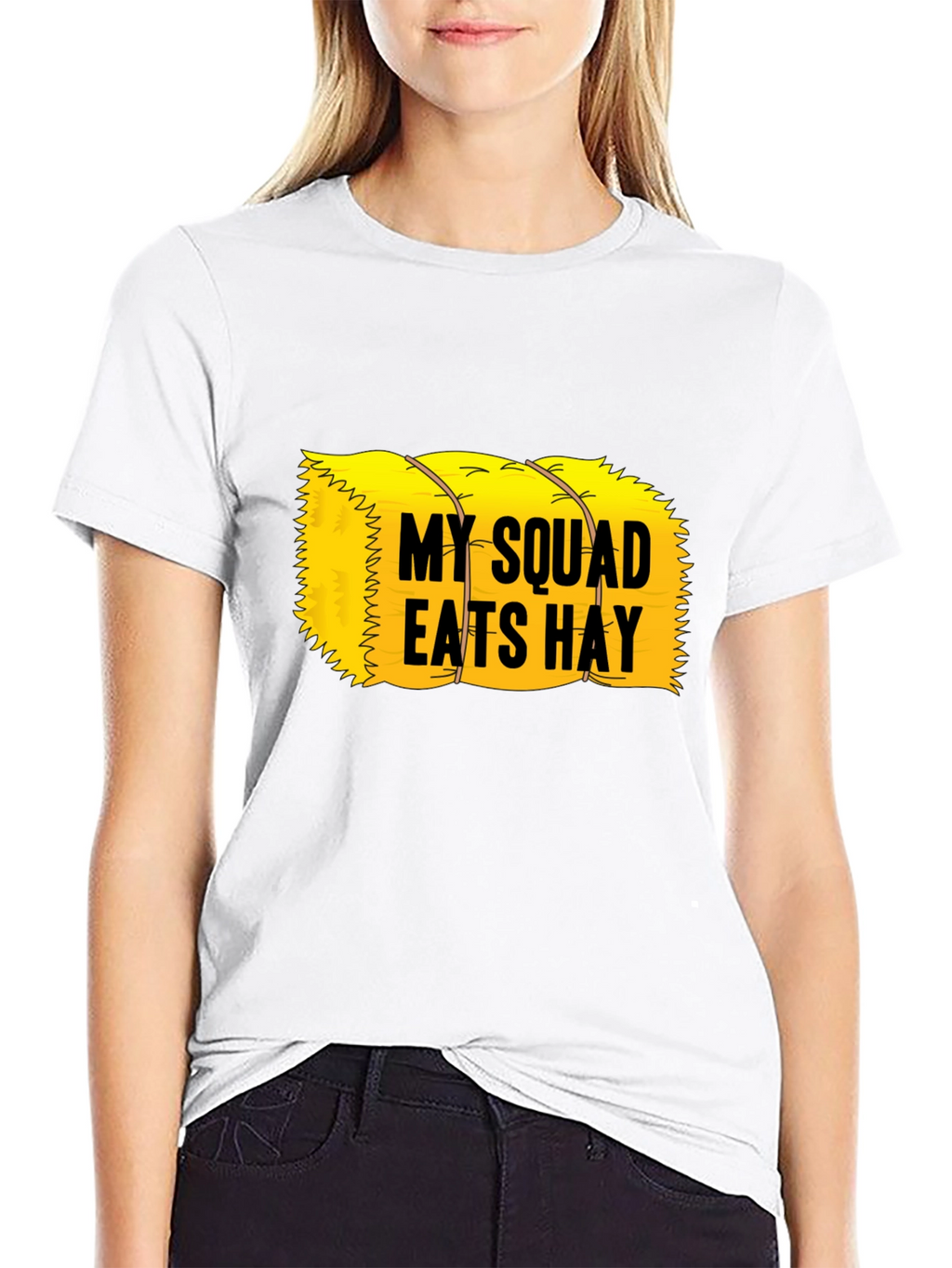 My Squad Eats Hay T-Shirt - Novelty Graphic Tee