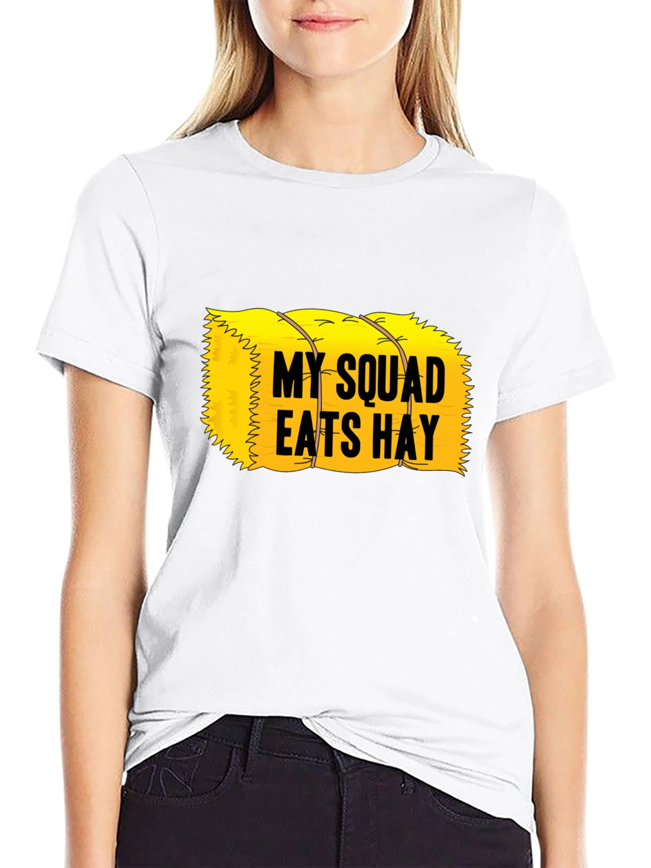 My Squad Eats Hay T-Shirt - Novelty Graphic Tee