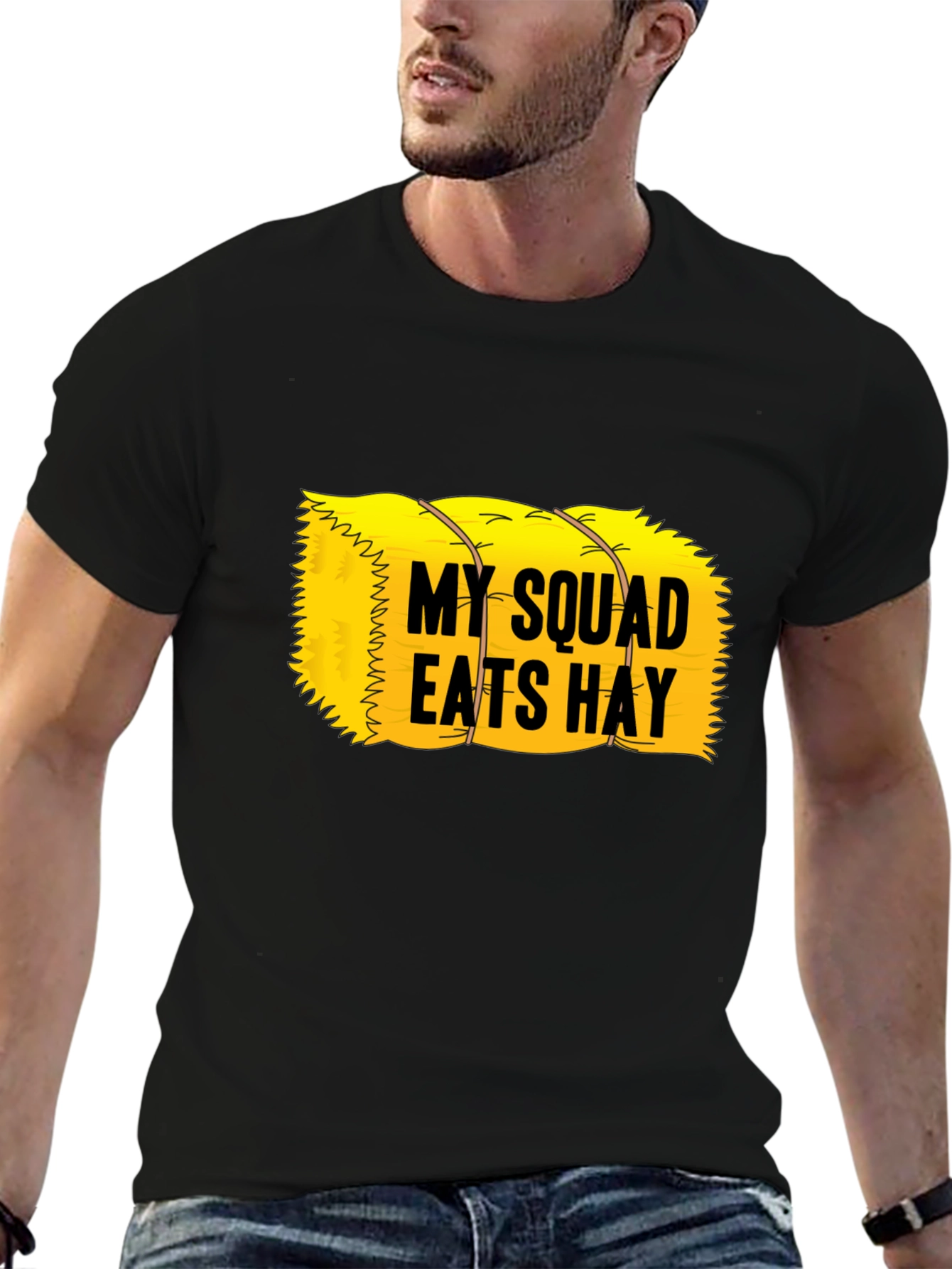 My Squad Eats Hay T-Shirt - Novelty Graphic Tee