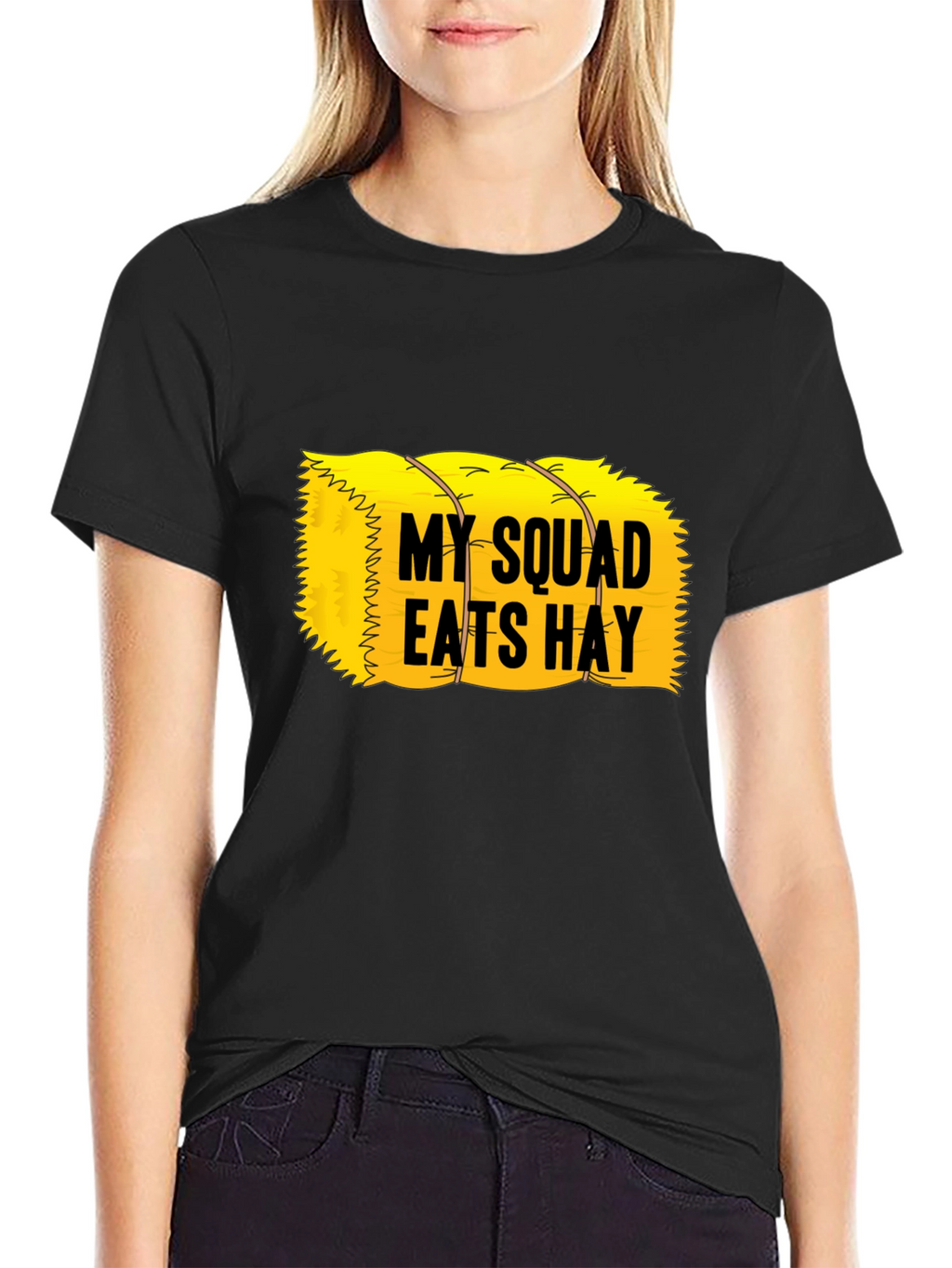 My Squad Eats Hay T-Shirt - Novelty Graphic Tee