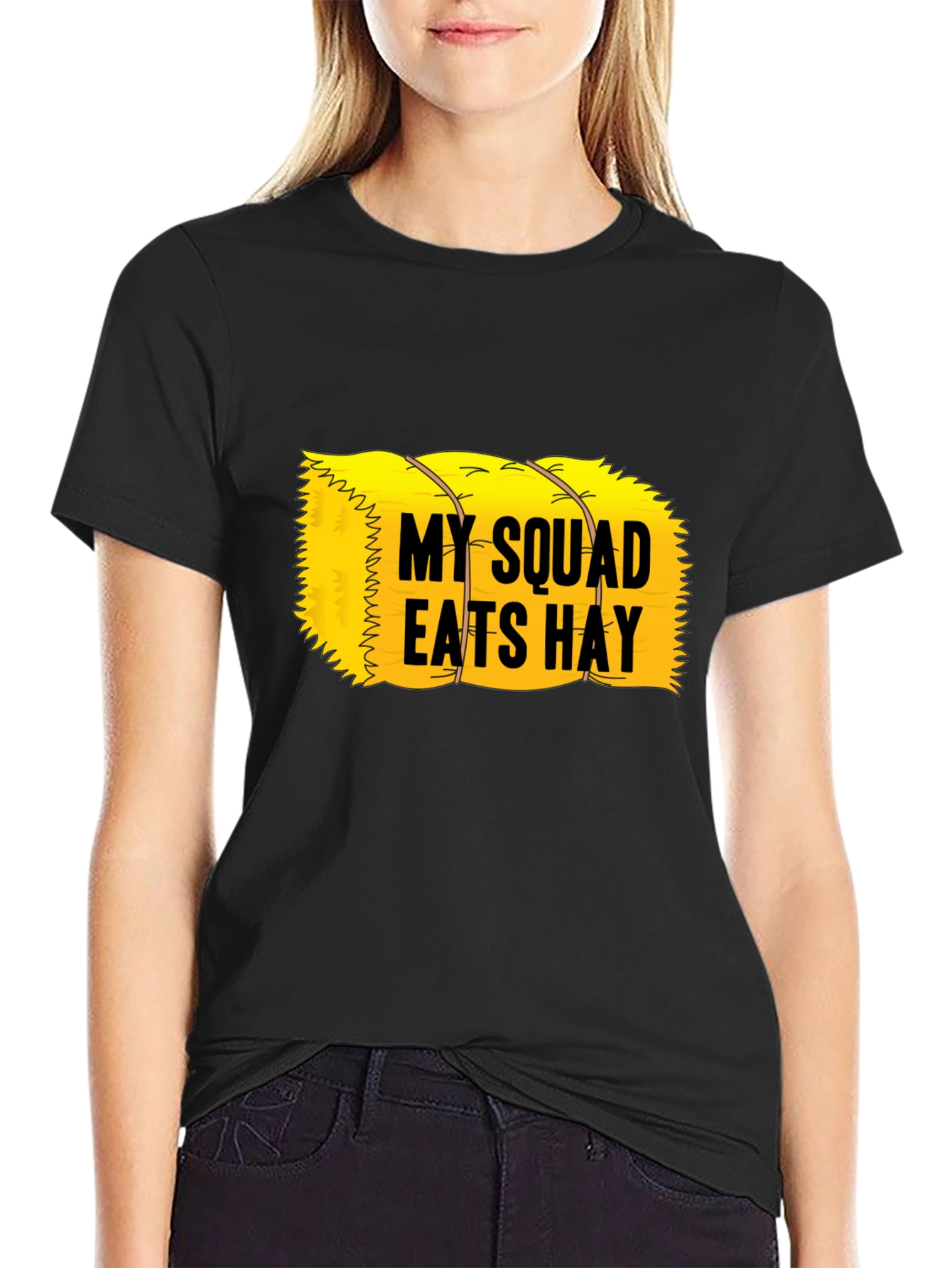 My Squad Eats Hay T-Shirt - Novelty Graphic Tee