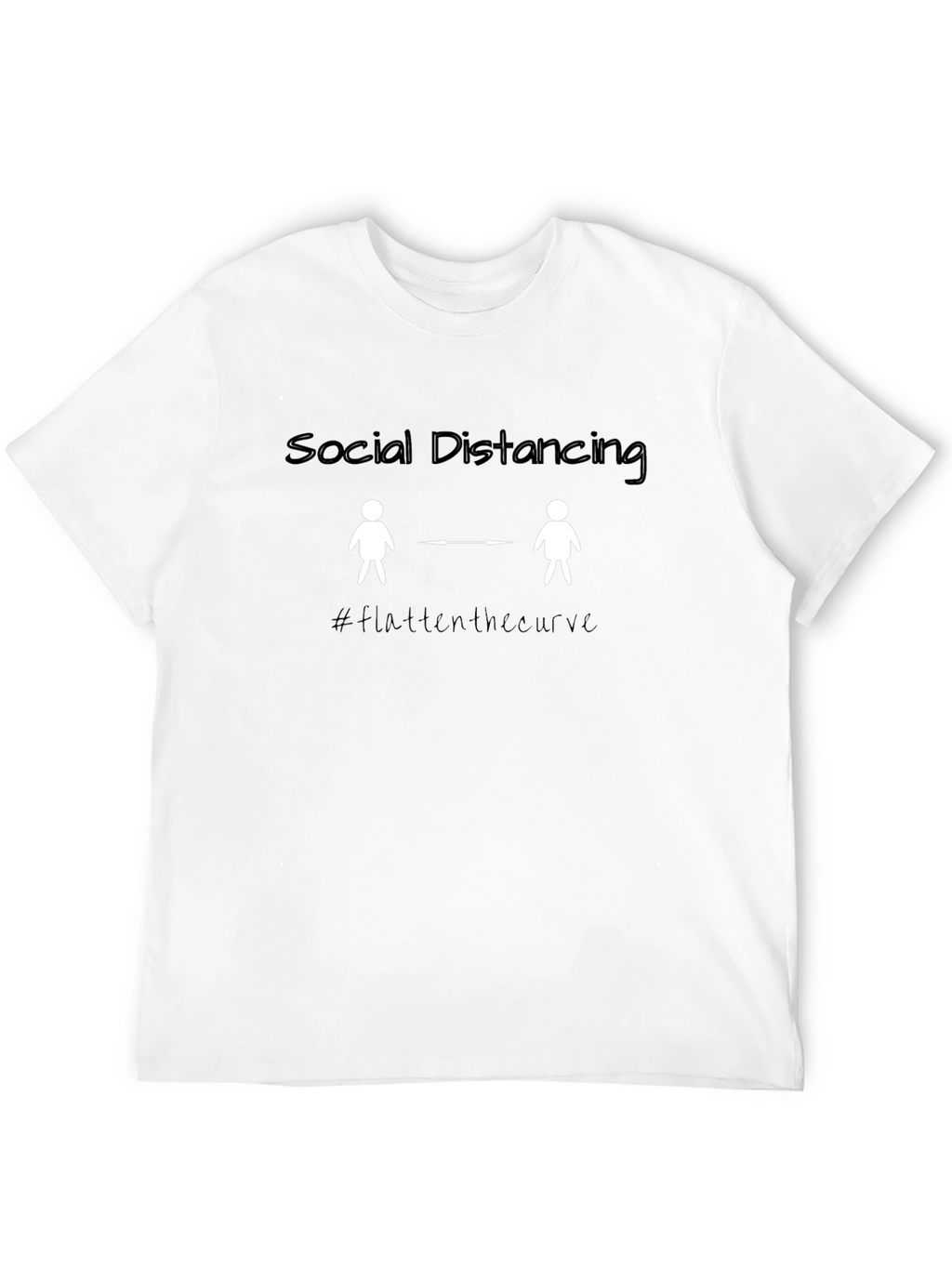 Social Distancing Flatten The Curve T-Shirt