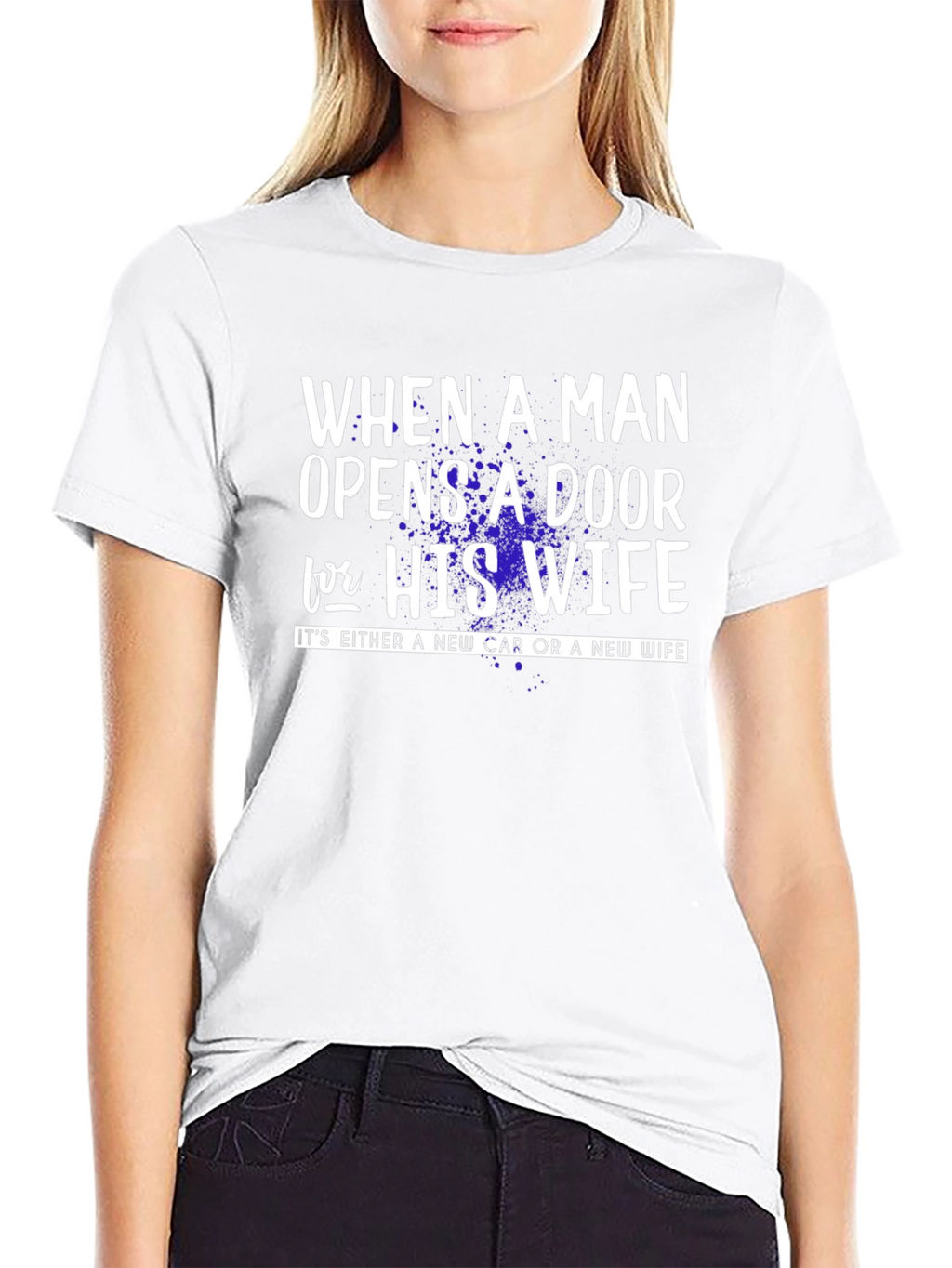 Funny New Car or Wife Graphic T-Shirt