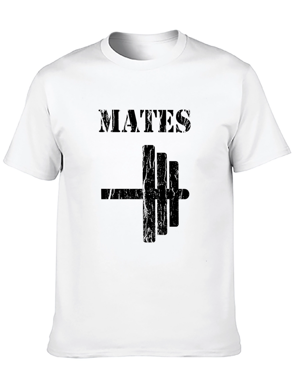 Mates Weightlifting T-Shirt Gym Fitness