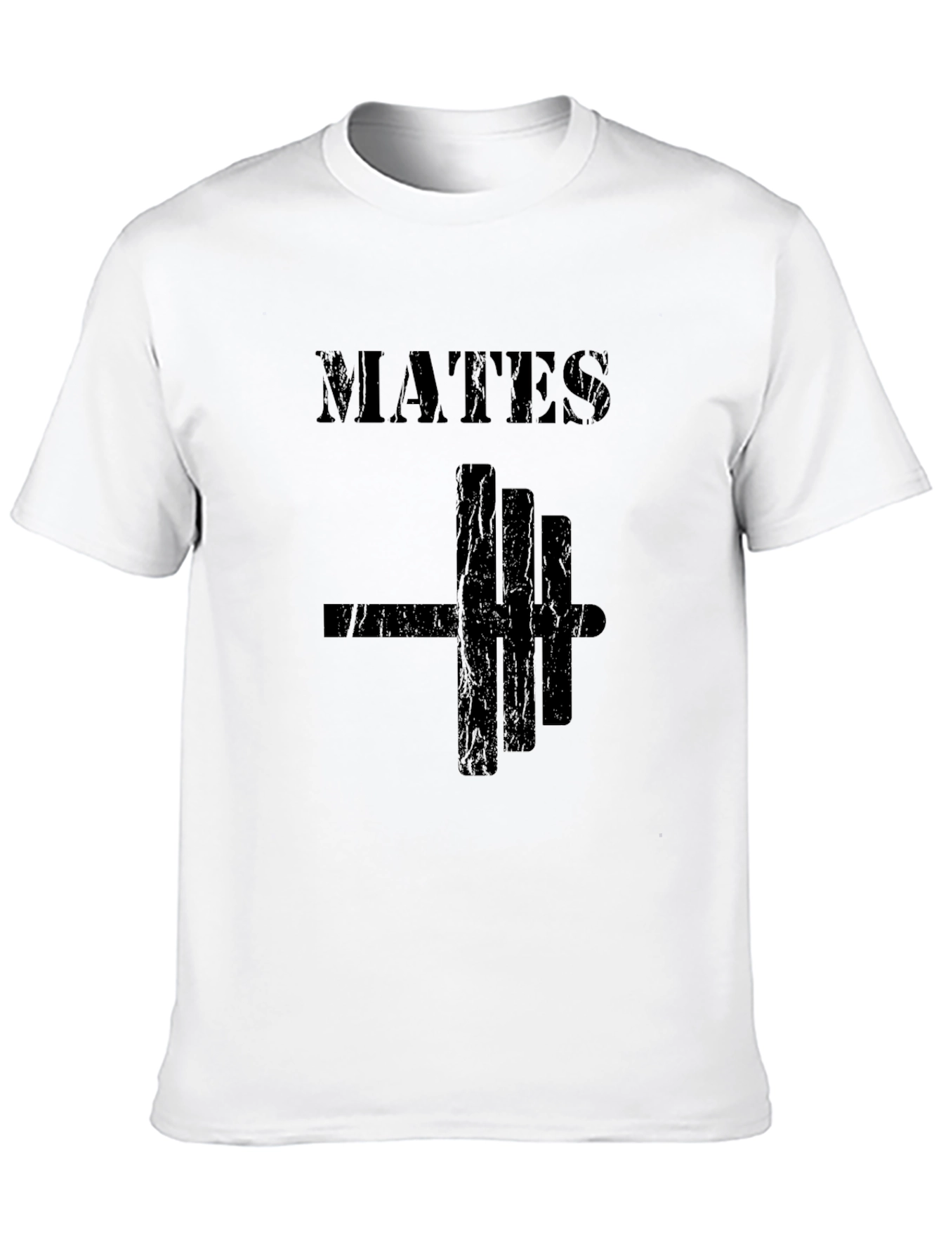 Mates Weightlifting T-Shirt Gym Fitness