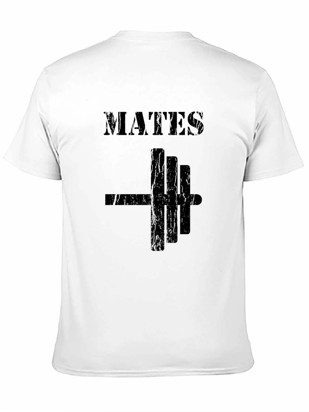 Mates Weightlifting T-Shirt Gym Fitness