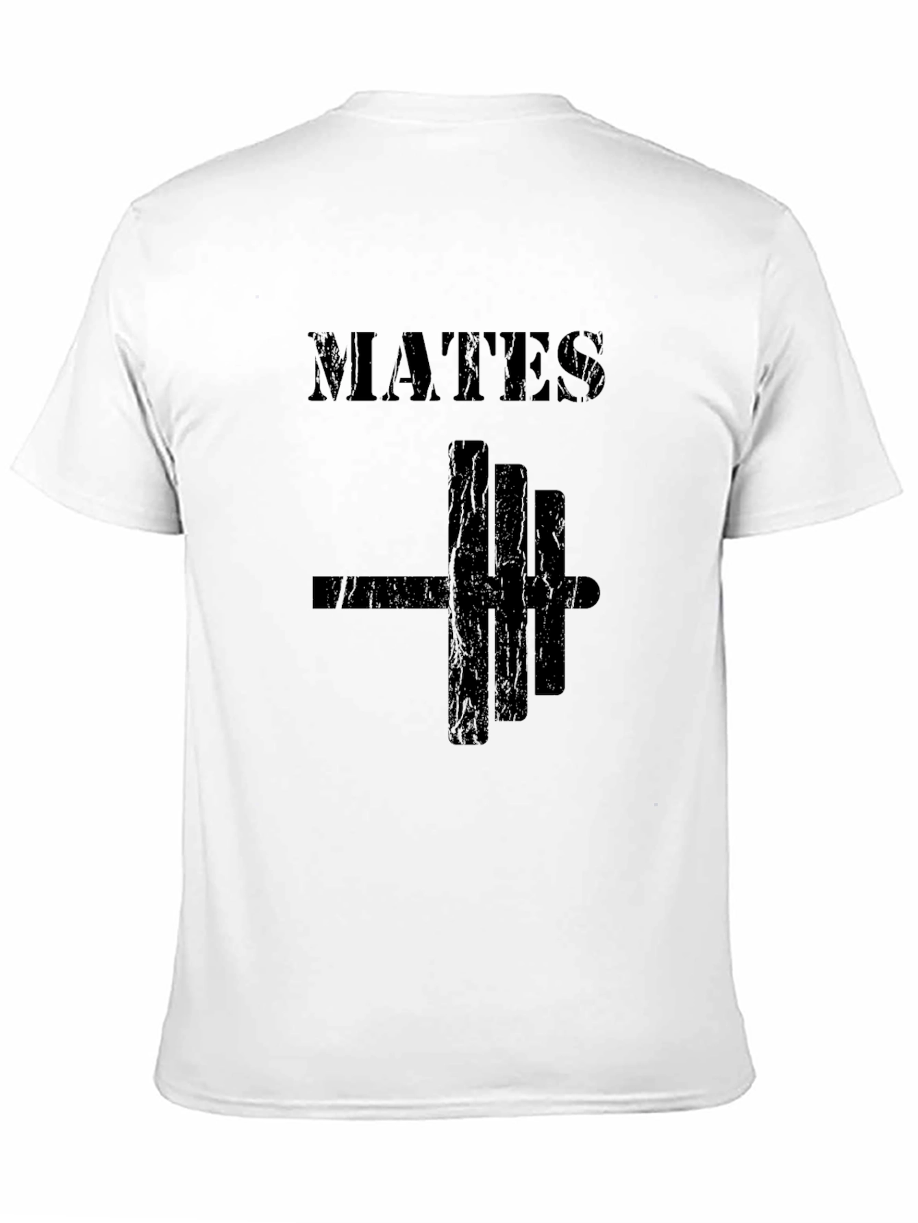 Mates Weightlifting T-Shirt Gym Fitness
