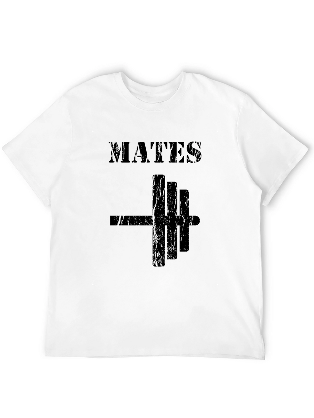 Mates Weightlifting T-Shirt Gym Fitness