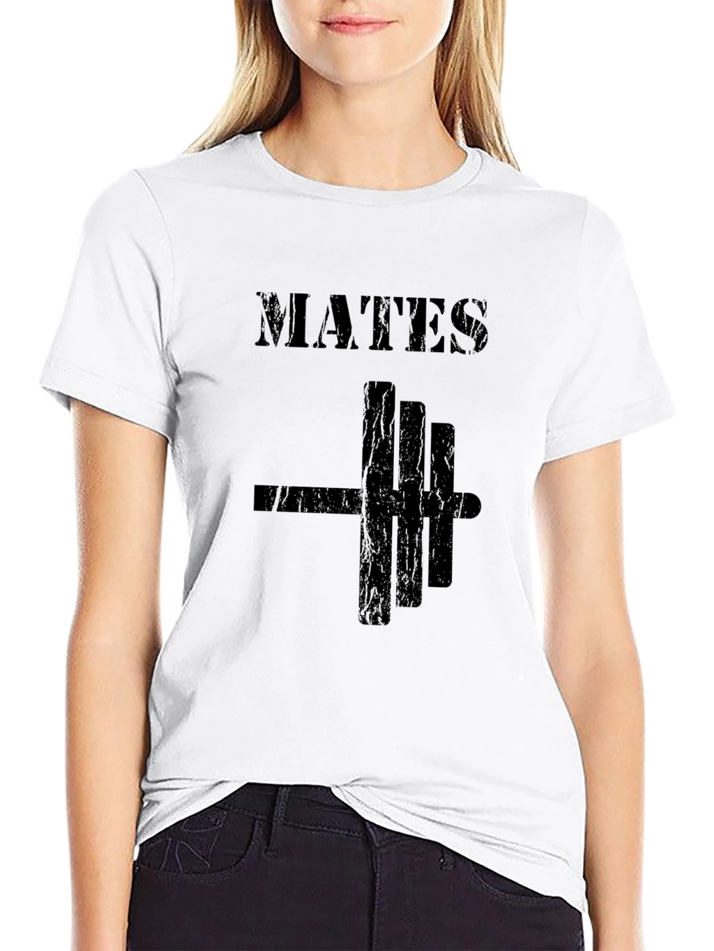 Mates Weightlifting T-Shirt Gym Fitness