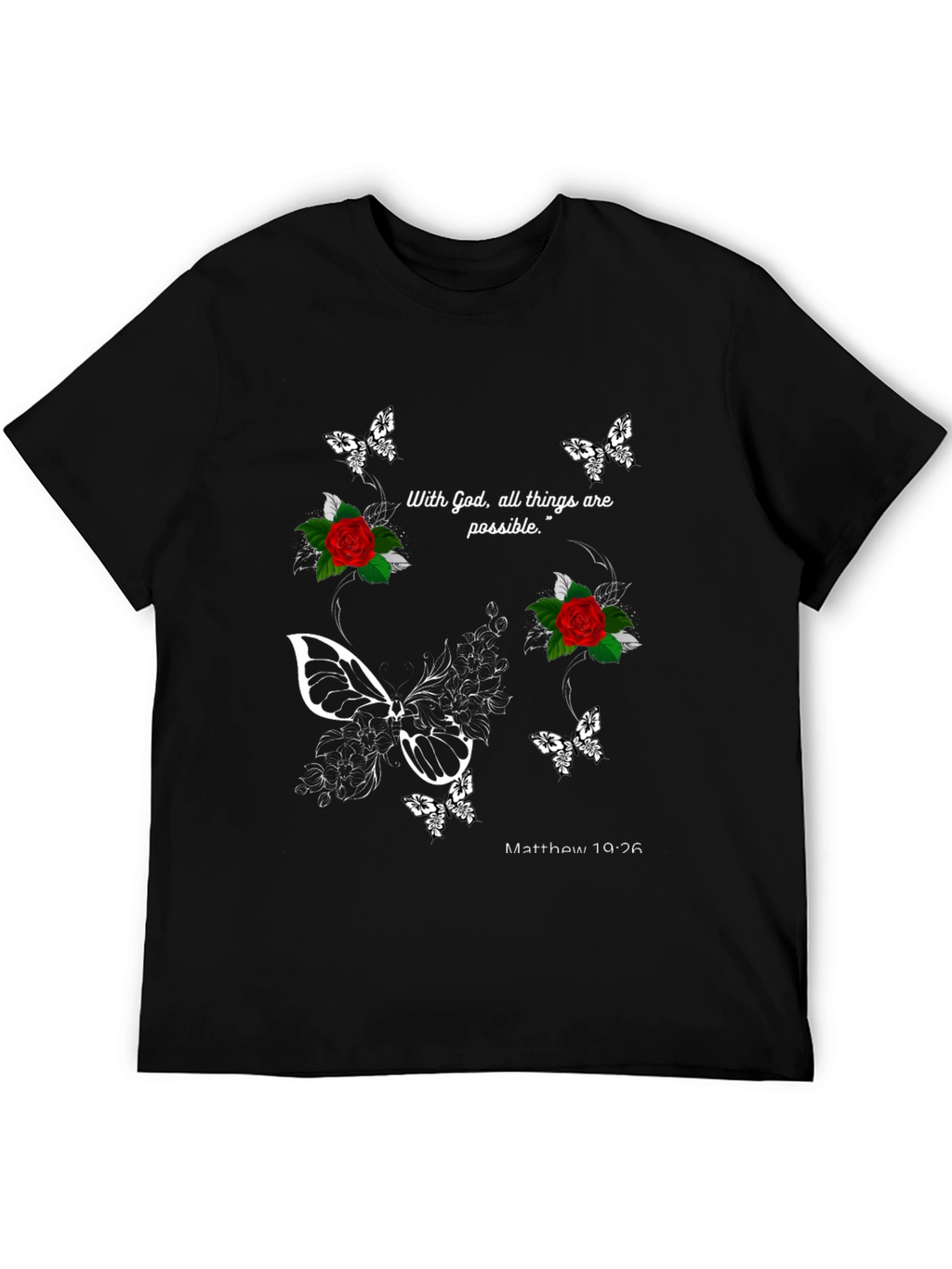 Faith Inspired Black T-Shirt