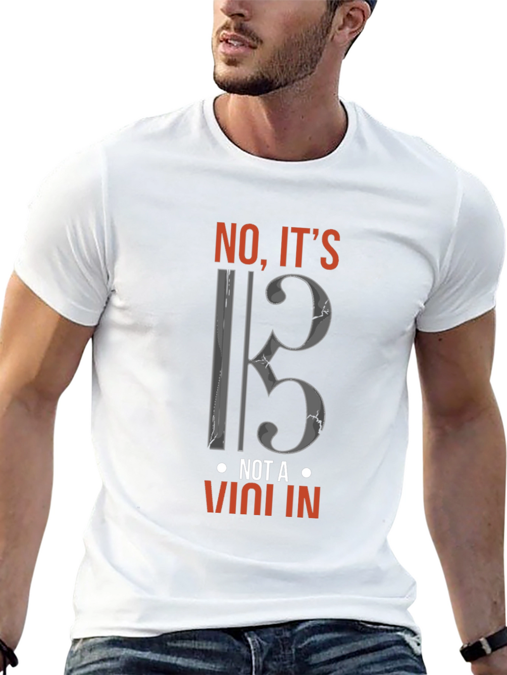 Viola Clef T-Shirt - Music Lovers Tee