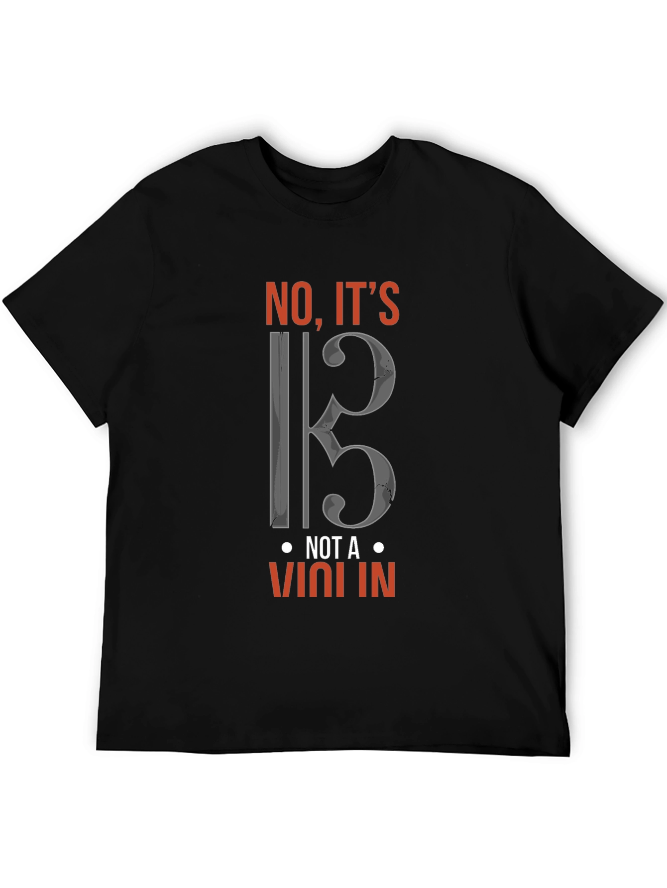 Viola Clef T-Shirt - Music Lovers Tee