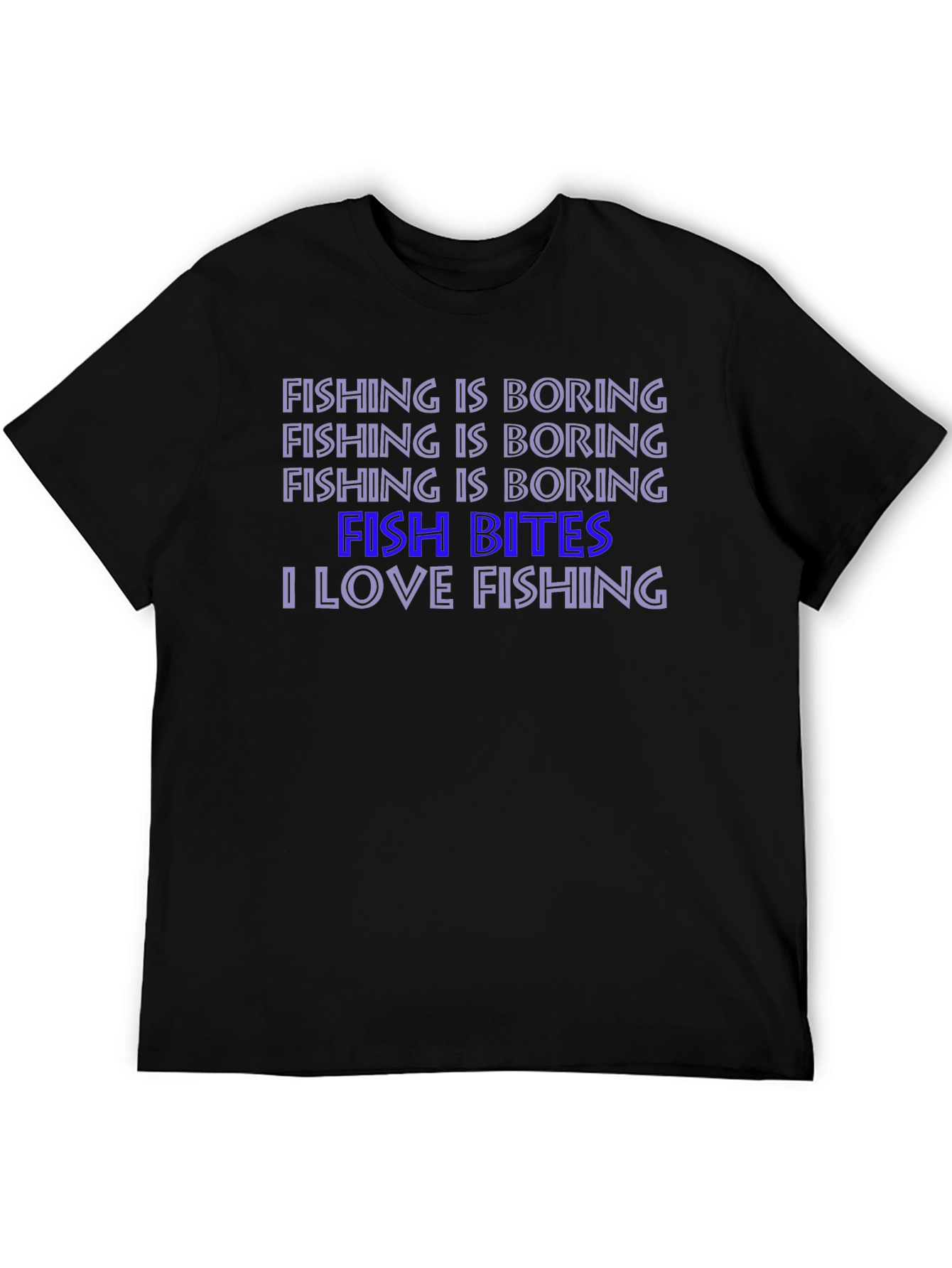 Fishing Humor T-Shirt: Fish Bites