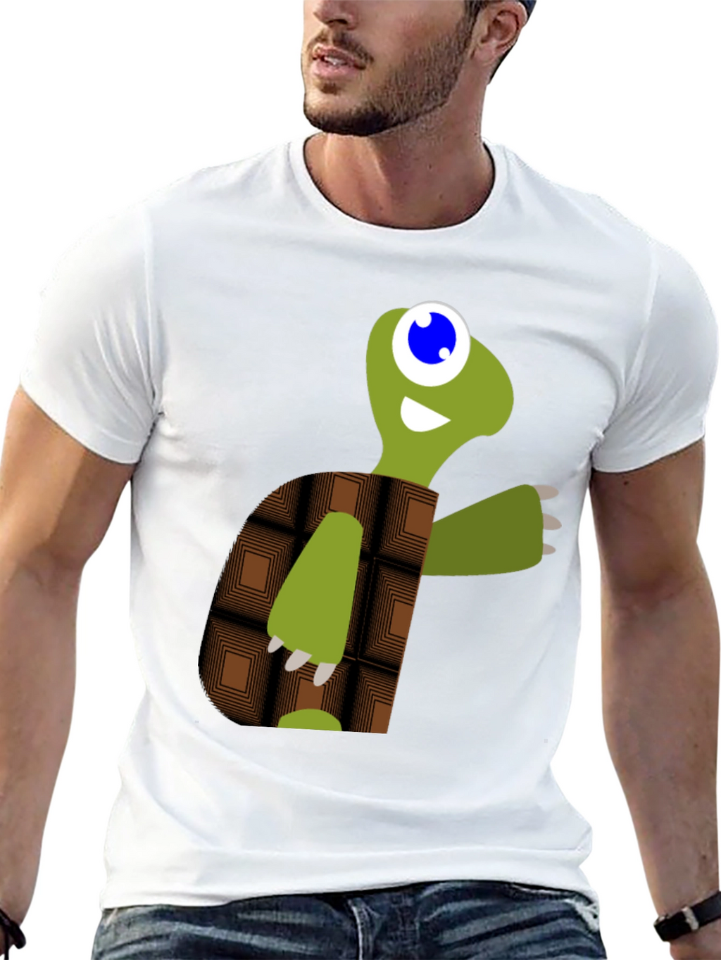 Turtle Graphic Tee - Black Casual Shirt