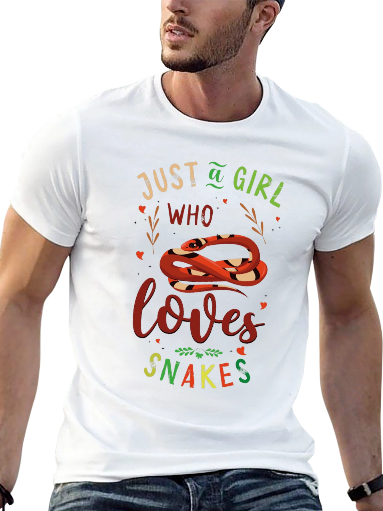 Just A Girl Who Loves Snakes Graphic Tee