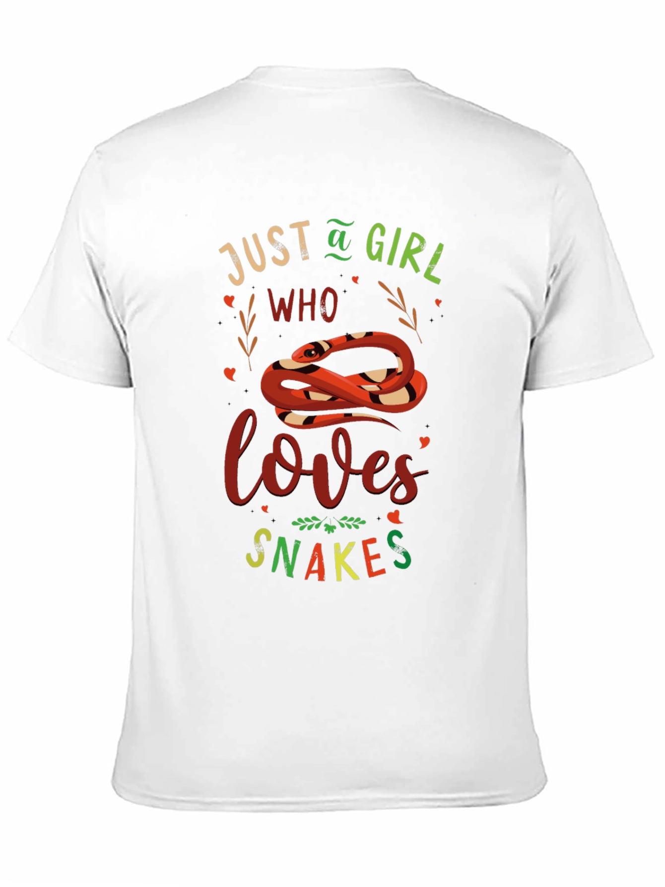 Just A Girl Who Loves Snakes Graphic Tee