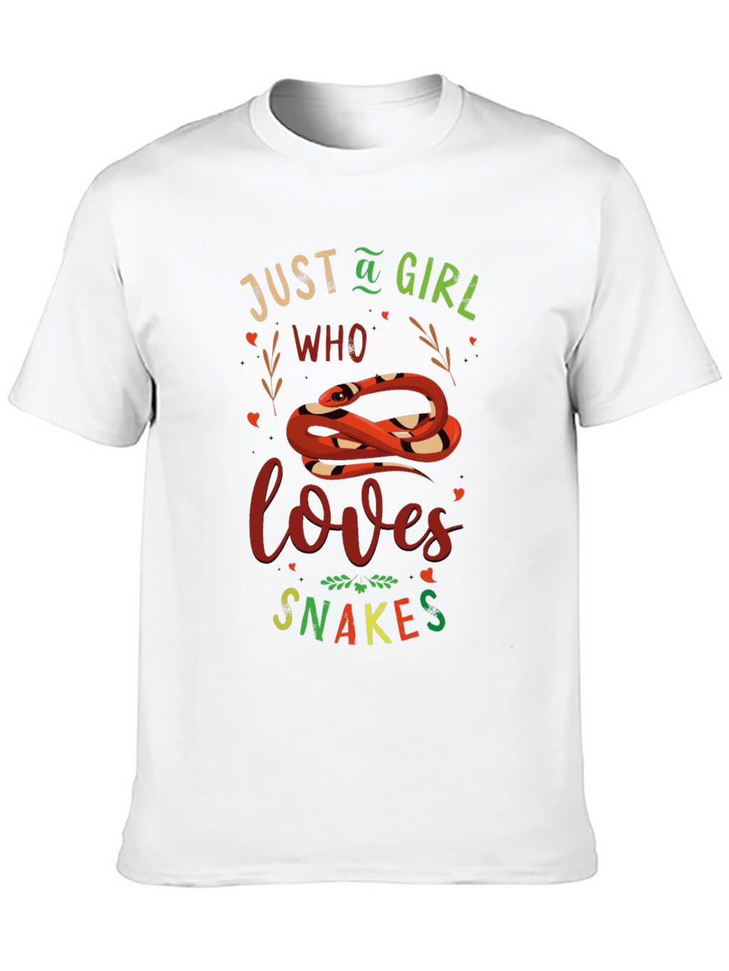 Just A Girl Who Loves Snakes Graphic Tee