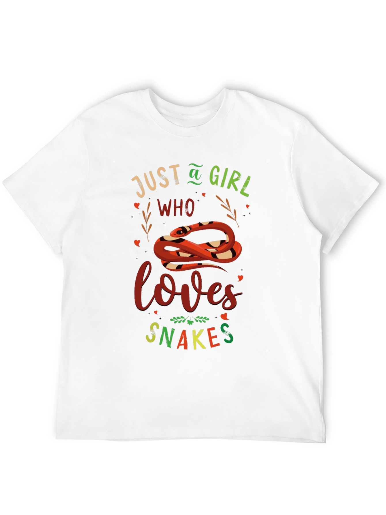 Just A Girl Who Loves Snakes Graphic Tee