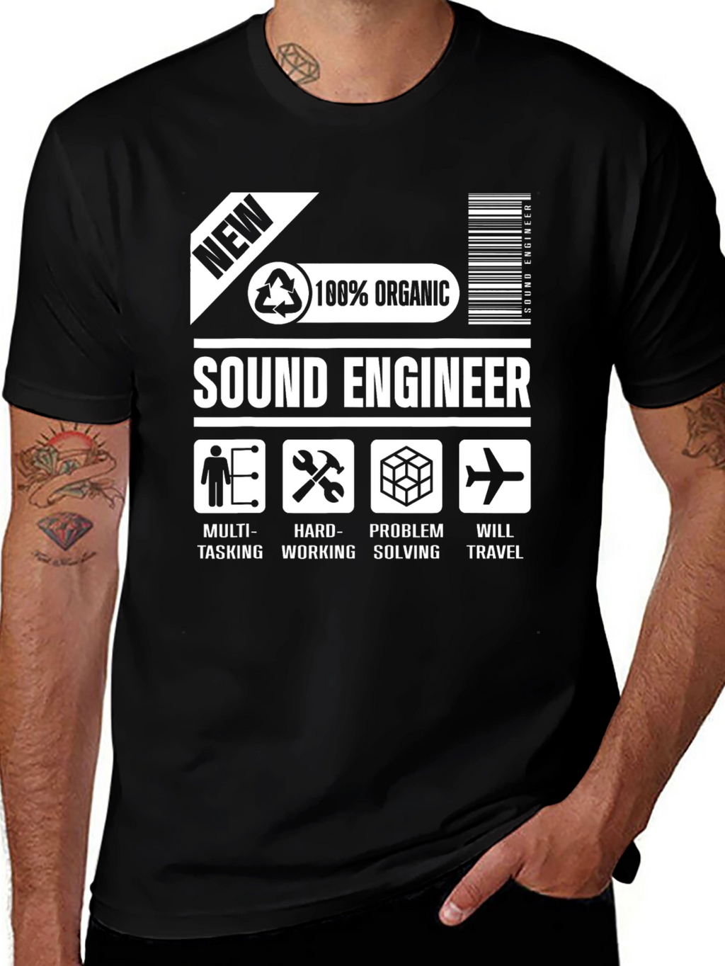 Sound Engineer Organic T-Shirt