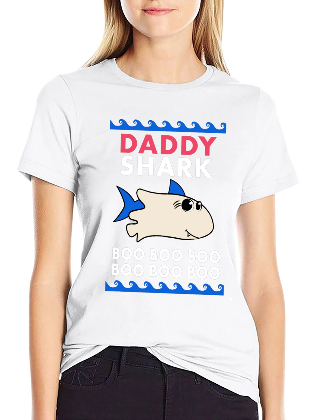Daddy Shark Graphic Tee - Boo Boo Boo