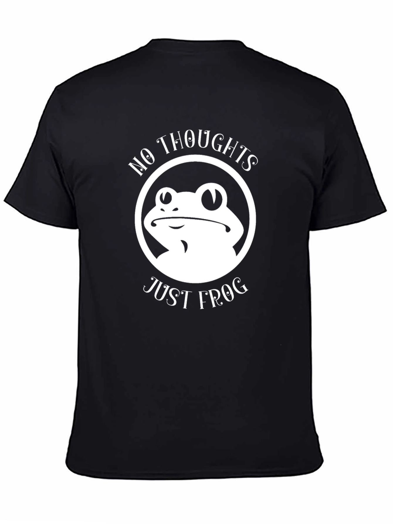 No Thoughts Just Frog T-Shirt Funny Graphic Tee