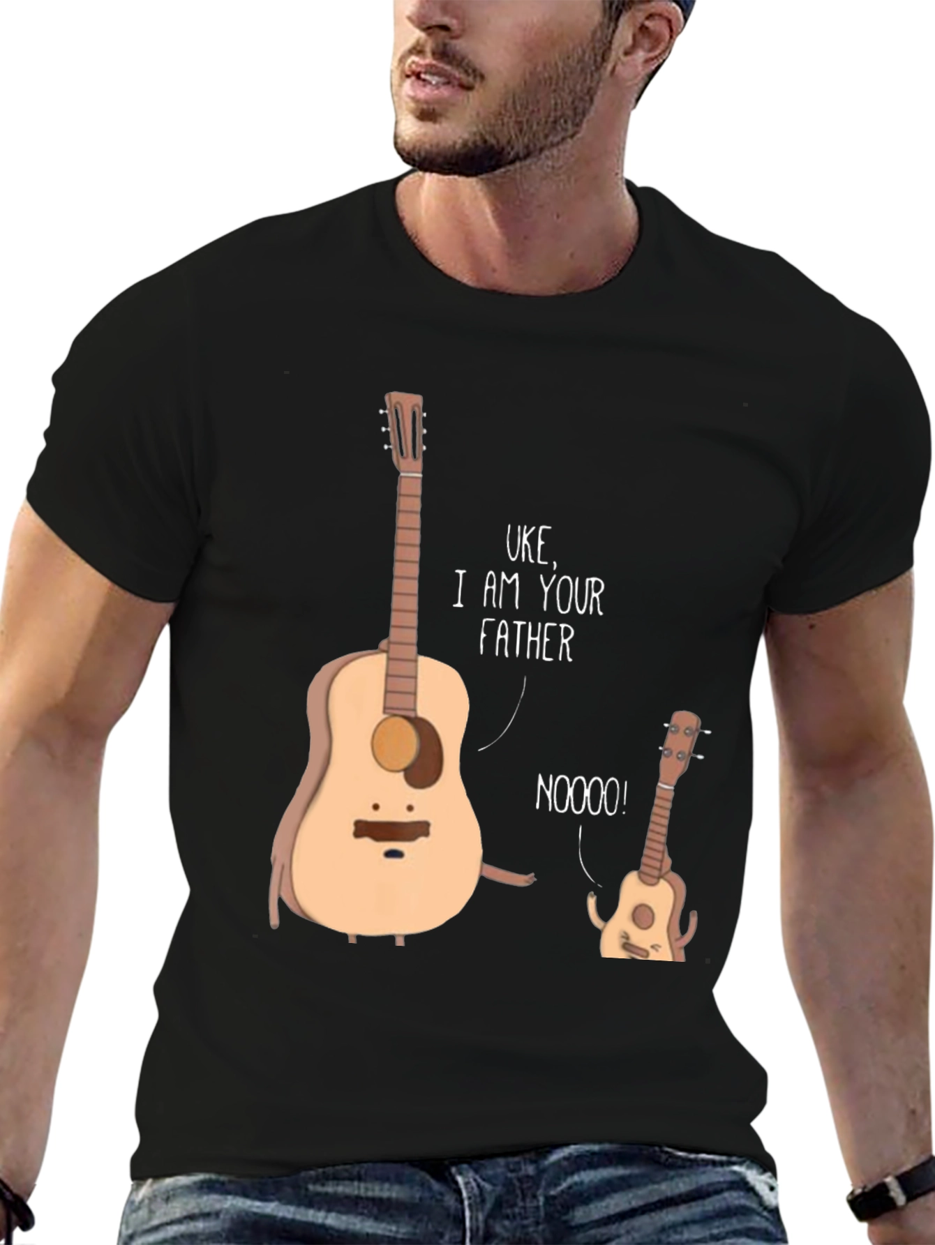 Uke I Am Your Father Funny Music T-Shirt