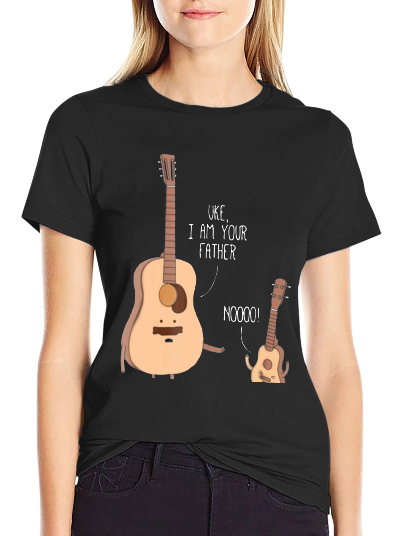 Uke I Am Your Father Funny Music T-Shirt