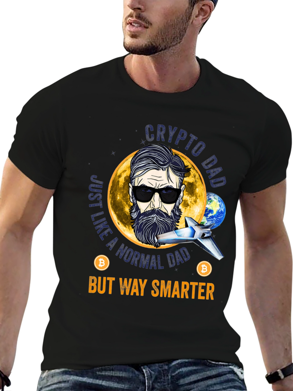 Crypto Dad T-Shirt - But Way Smarter