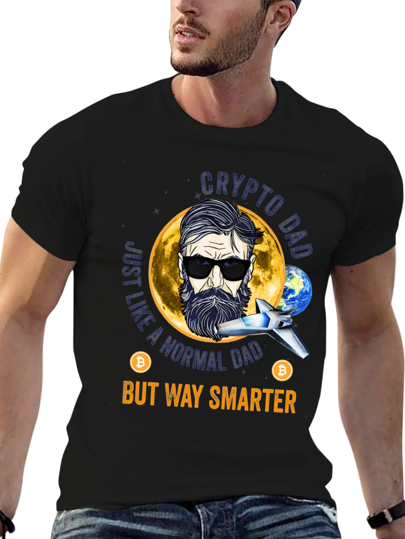 Crypto Dad T-Shirt - But Way Smarter
