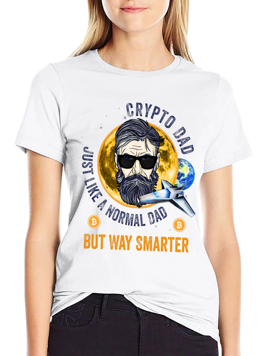 Crypto Dad T-Shirt - But Way Smarter