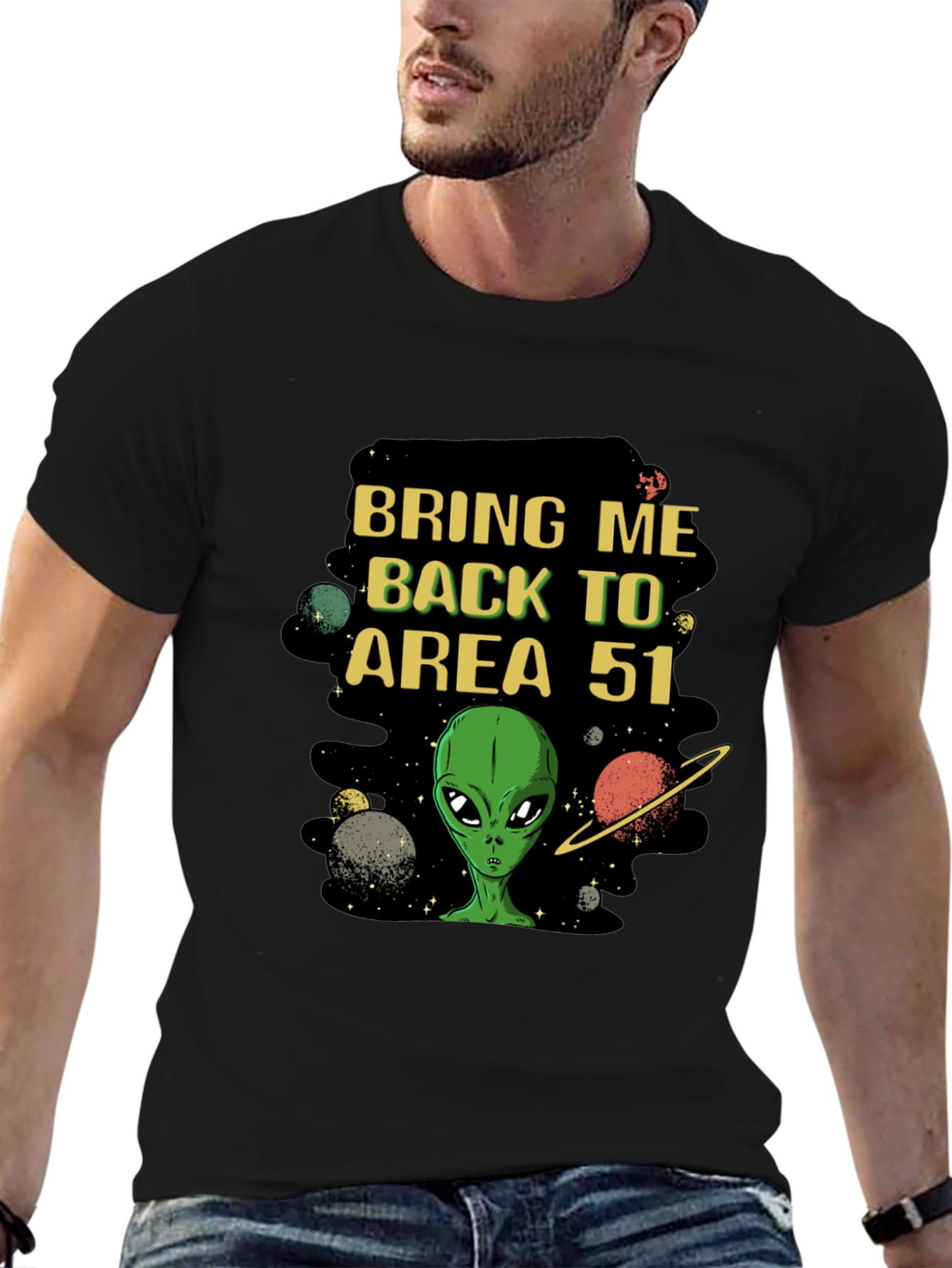 Area 51 Alien Graphic Tee - Bring Me Back T-Shirt