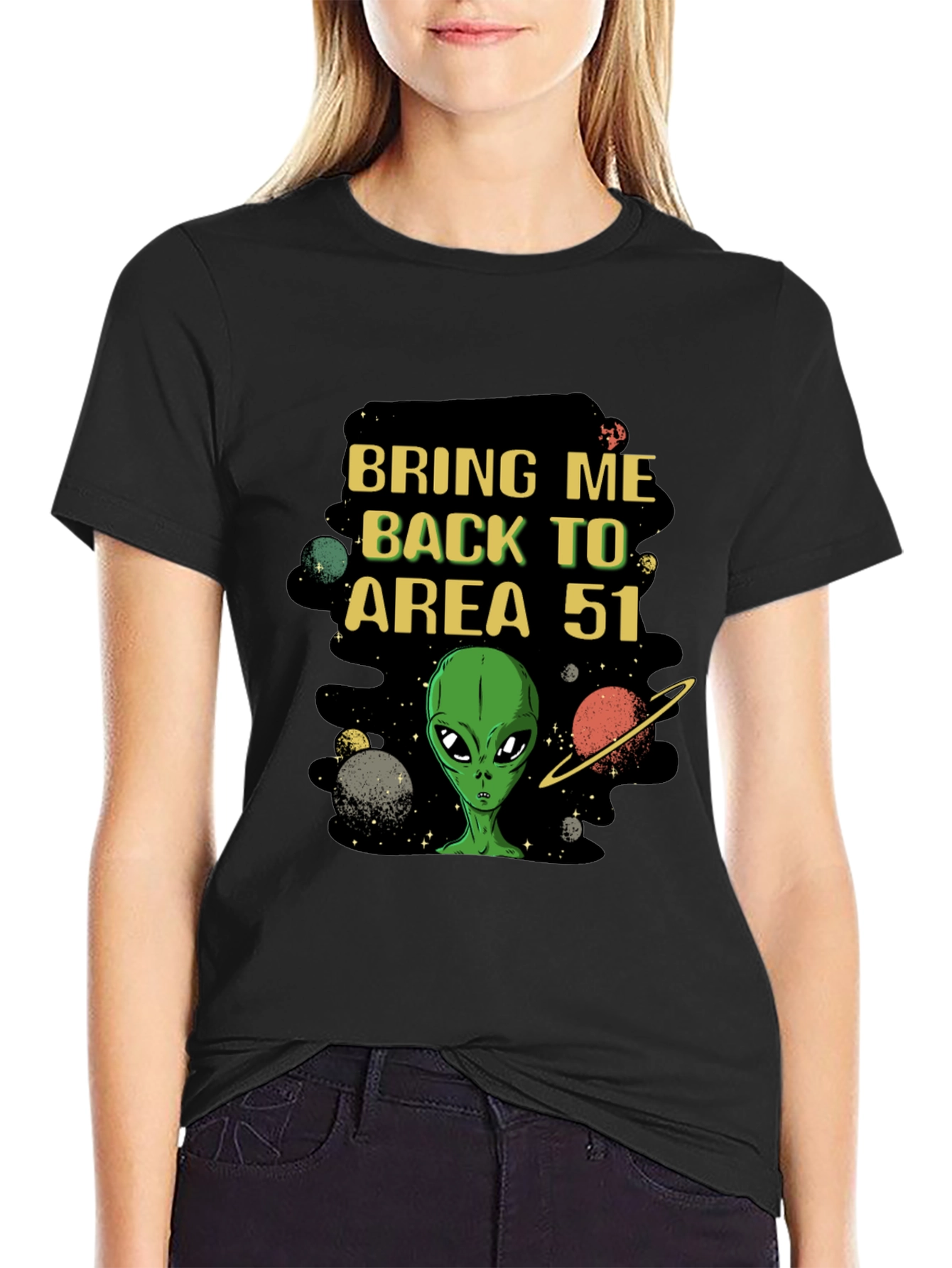 Area 51 Alien Graphic Tee - Bring Me Back T-Shirt