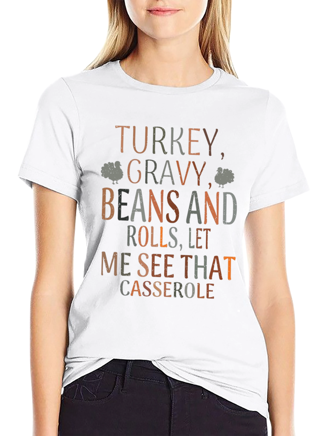 Thanksgiving Turkey Gravy Beans and Rolls T-Shirt
