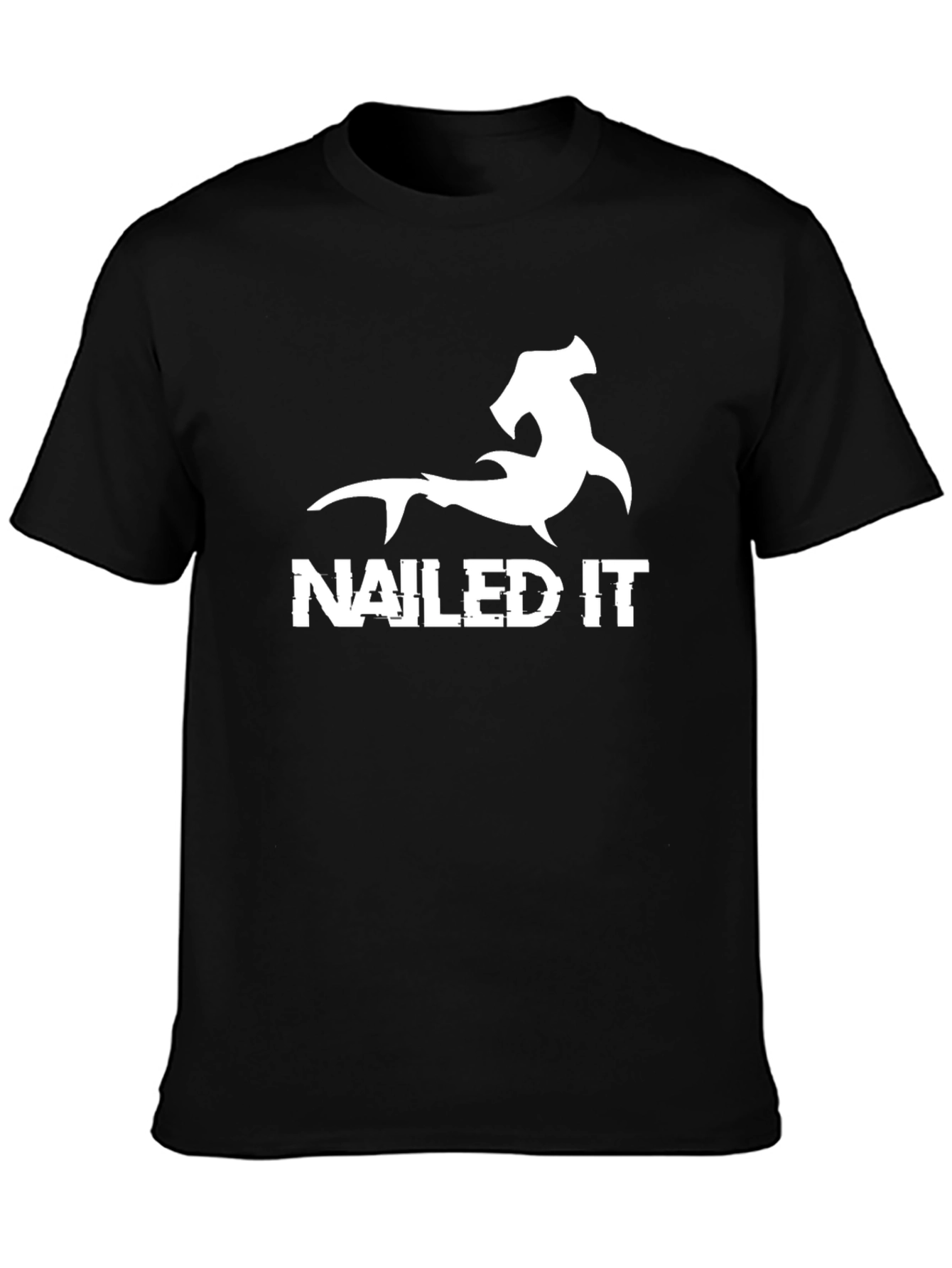 Hammerhead Shark Nailed It Graphic T-Shirt