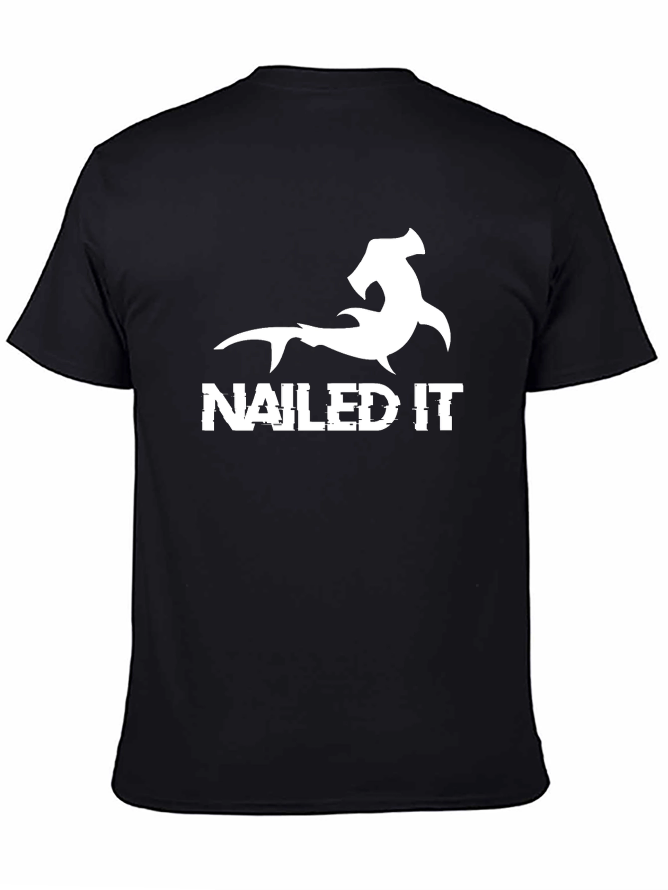 Hammerhead Shark Nailed It Graphic T-Shirt