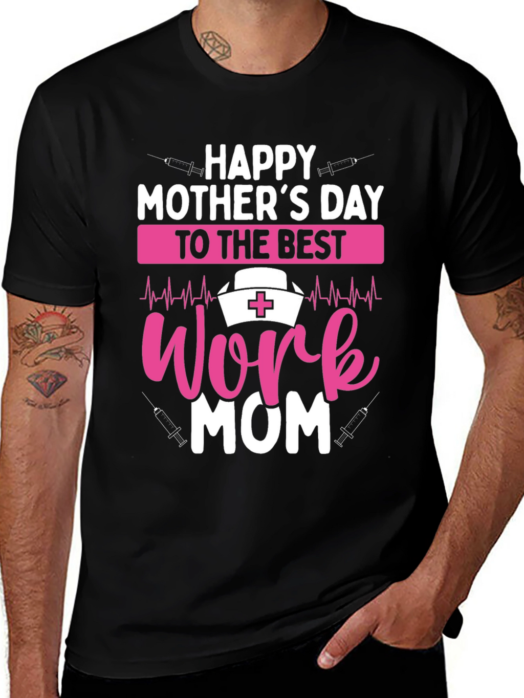Happy Mothers Day Work Mom T-Shirt