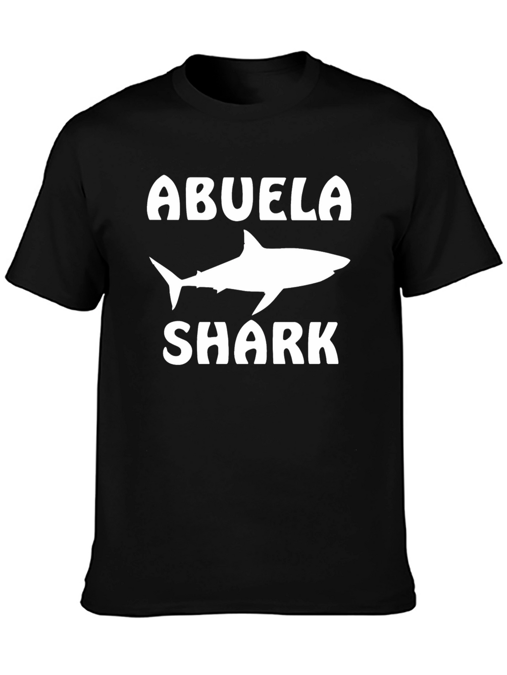 Abuela Shark Black T-Shirt - Family Fun!