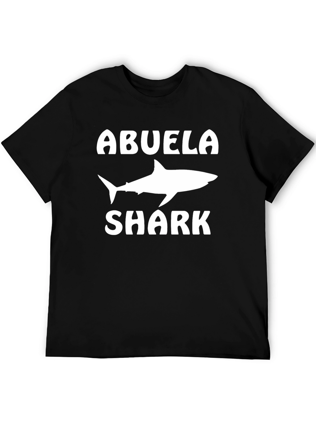 Abuela Shark Black T-Shirt - Family Fun!