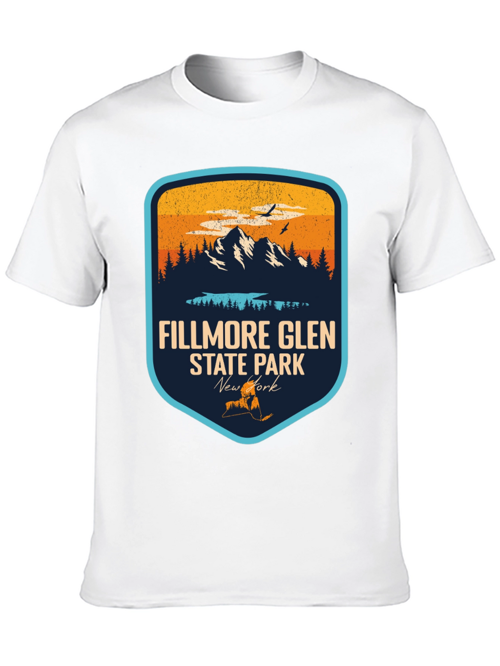 Fillmore Glen State Park Black T-Shirt
