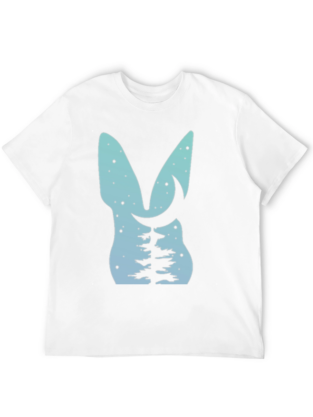 Nature Lovers Tee: Bunny Moon & Tree Design