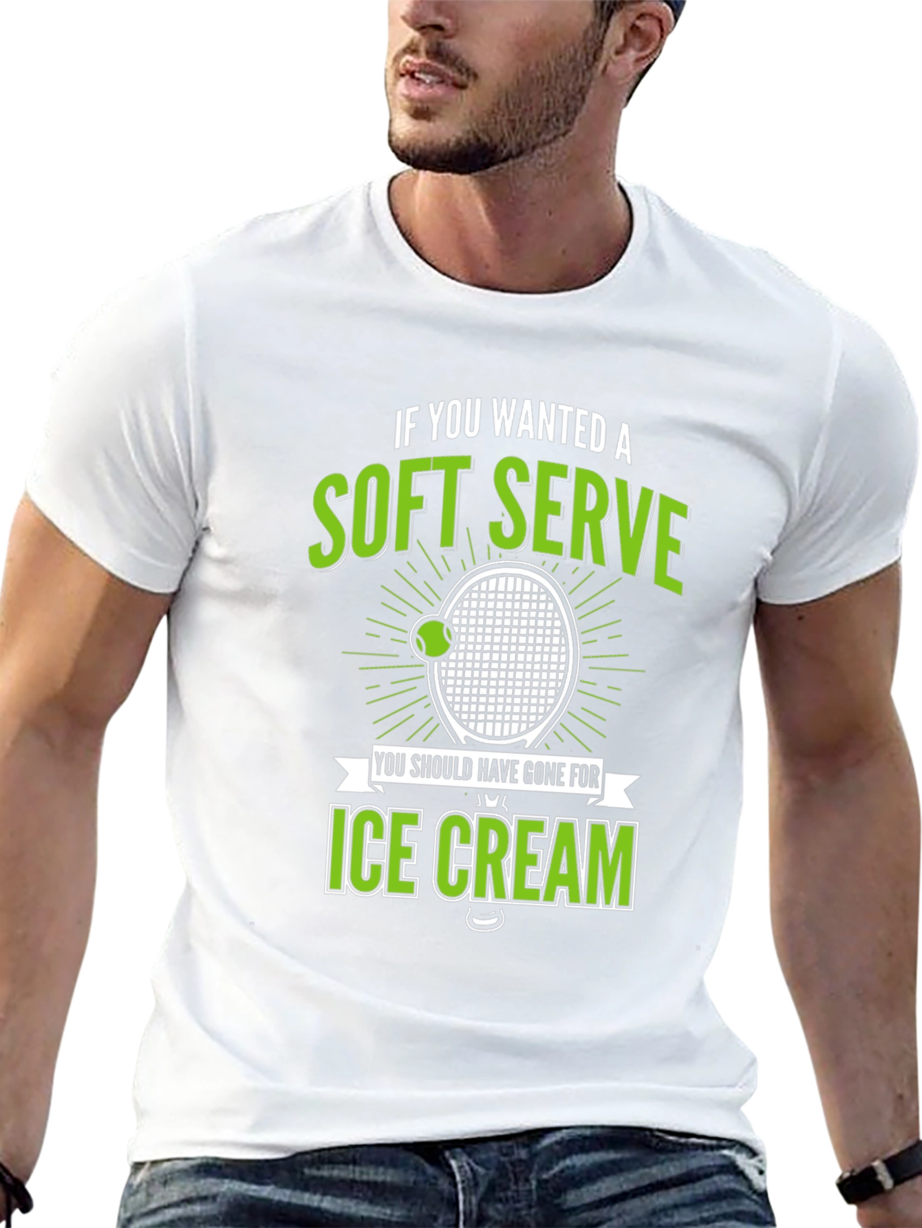 Soft Serve Tennis T-Shirt - Funny Tennis Player Gift