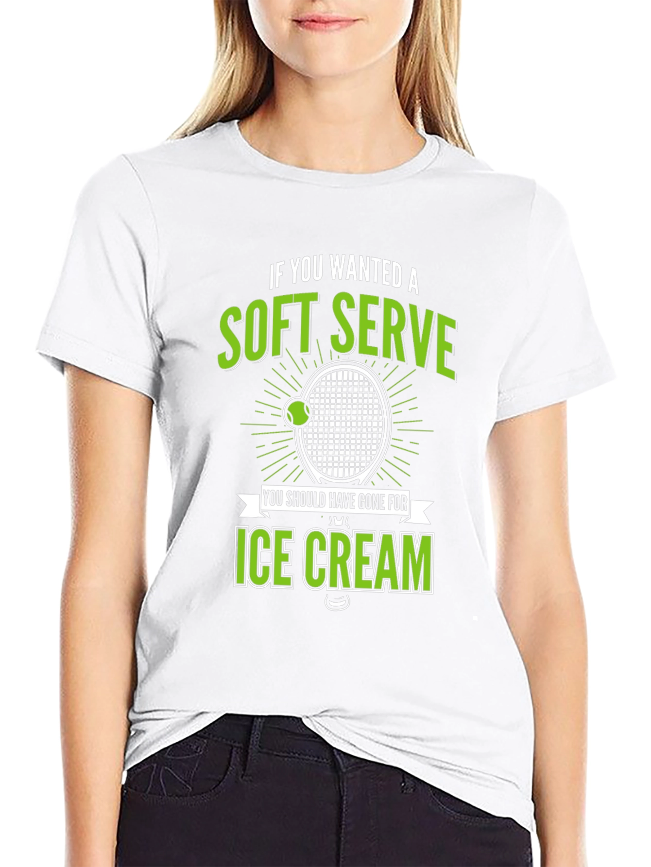 Soft Serve Tennis T-Shirt - Funny Tennis Player Gift
