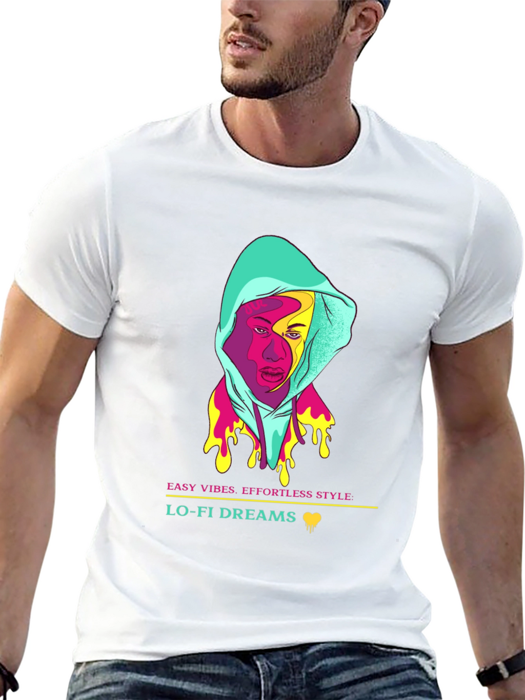 Lo-Fi Dreams Graphic Tee - Easy Vibes