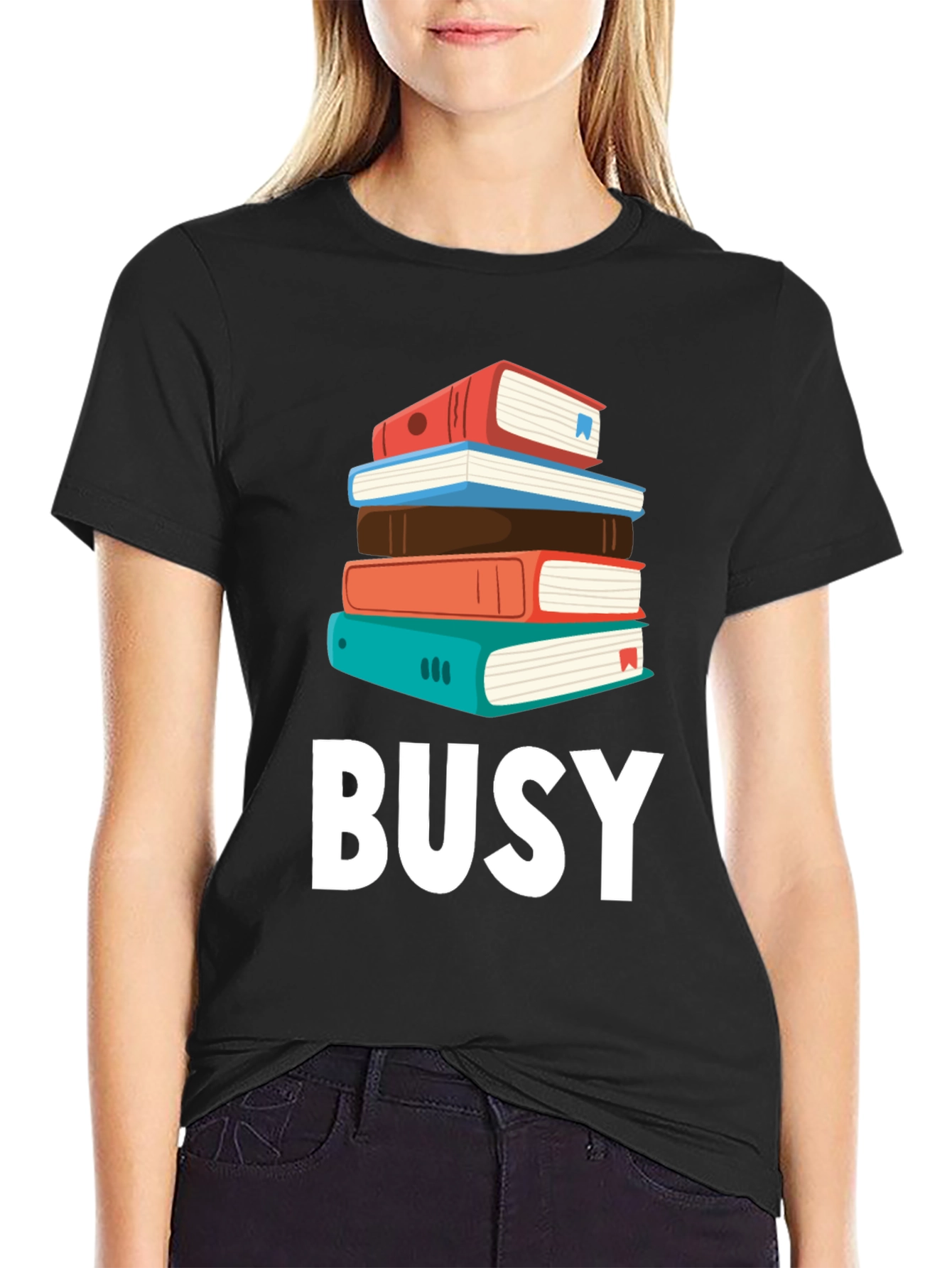 Busy Books Graphic T-Shirt